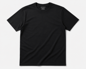 Kapda Mafia Premium Black Cotton T-Shirt for Men