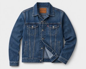 Kapda Mafia Men's Premium Washed Blue Denim Jacket